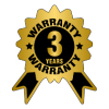 3 Year Warranty